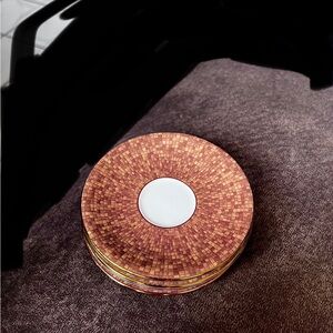 LENOX MOSAICO D'ITALIA COLLECTION CHUCK FISCHER Elegant Mosaic Saucers